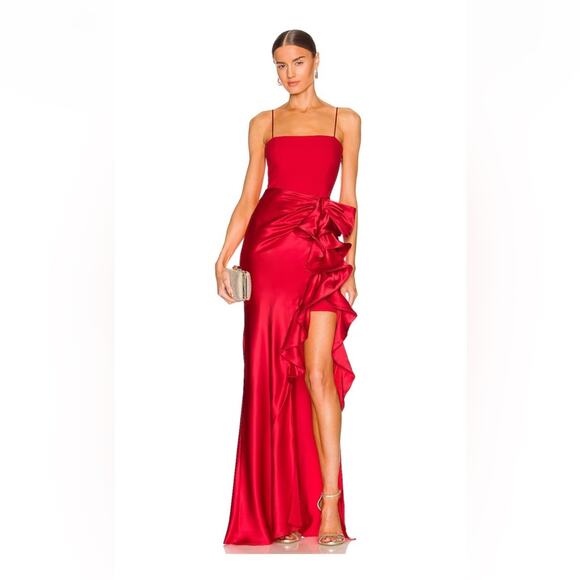 Cinq a Sept Drina Gown in Pimento Red